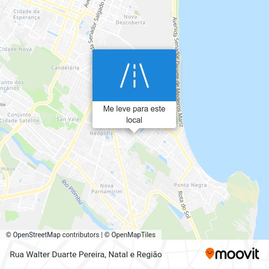 Rua Walter Duarte Pereira mapa