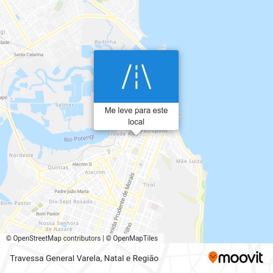 Travessa General Varela mapa