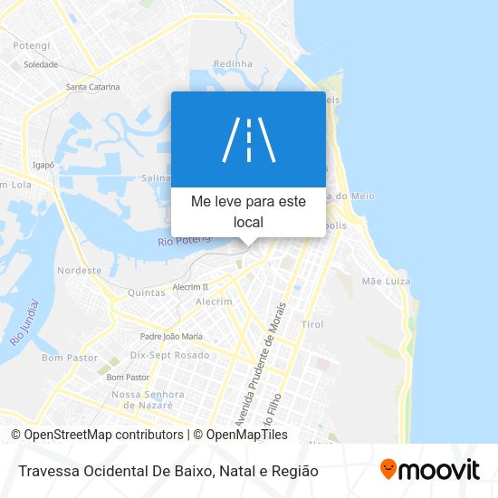 Travessa Ocidental De Baixo mapa