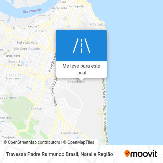 Travessa Padre Raimundo Brasil mapa
