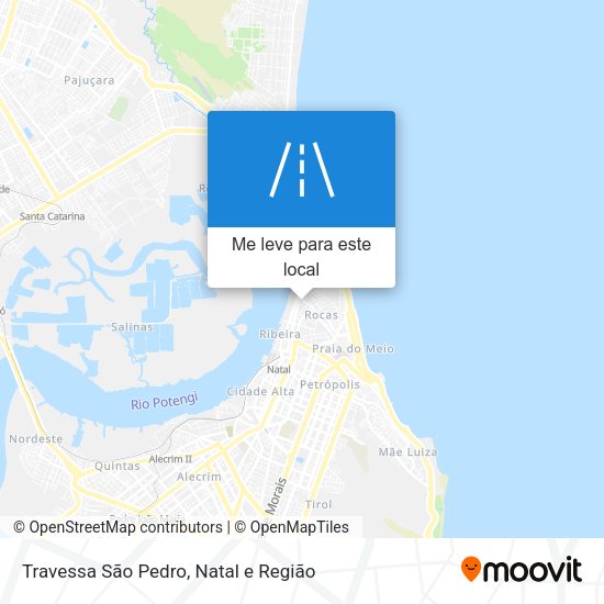 Travessa São Pedro mapa