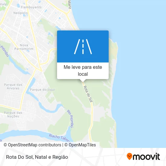 Rota Do Sol mapa