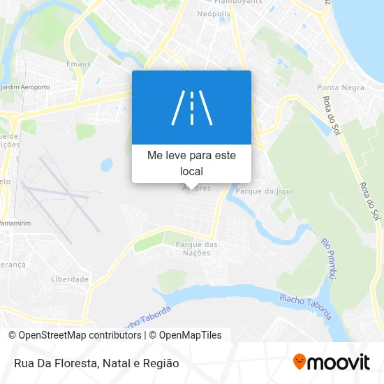 Rua Da Floresta mapa