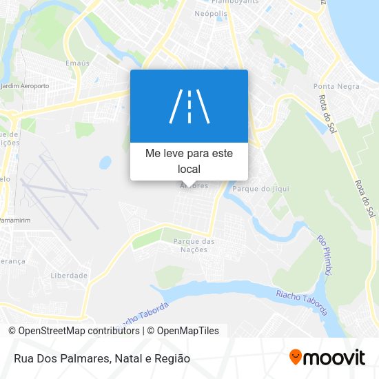 Rua Dos Palmares mapa