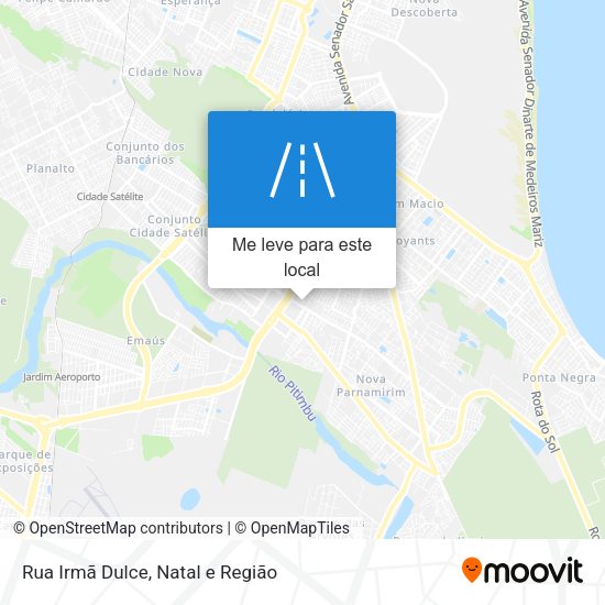 Rua Irmã Dulce mapa