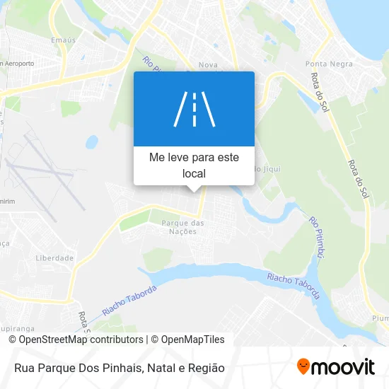 Rua Parque Dos Pinhais mapa