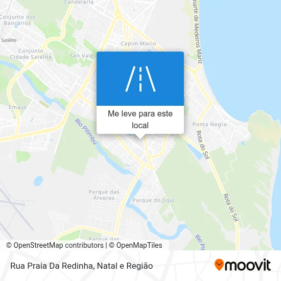 Rua Praia Da Redinha mapa