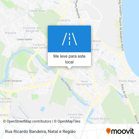 Rua Ricardo Bandeira mapa