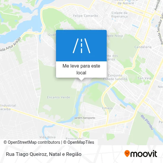 Rua Tiago Queiroz mapa
