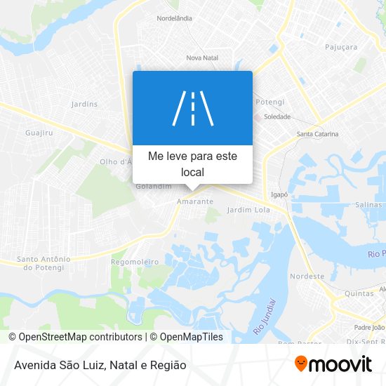 Avenida São Luiz mapa