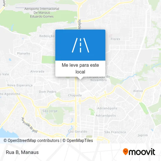 Rua B mapa