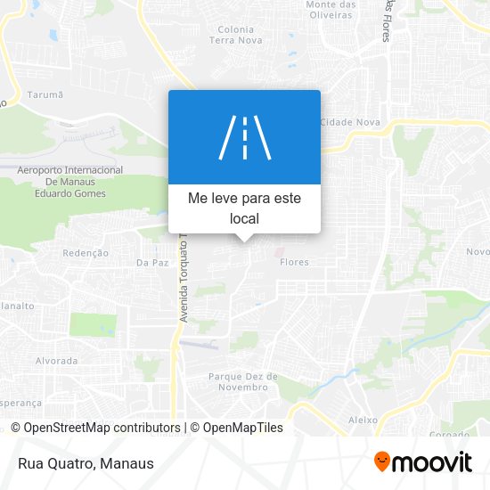 Rua Quatro mapa