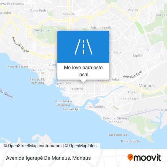 Avenida Igarapé De Manaus mapa