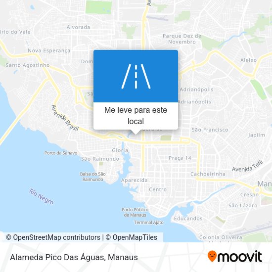 Alameda Pico Das Águas mapa