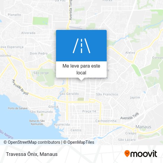 Travessa Ônix mapa