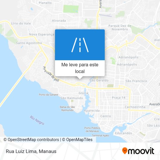 Rua Luiz Lima mapa