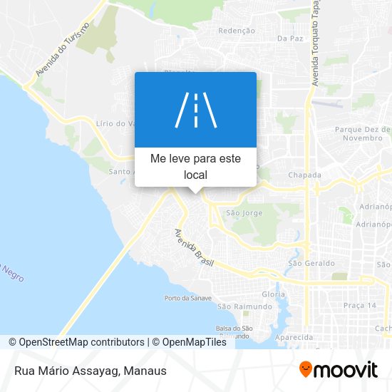 Rua Mário Assayag mapa
