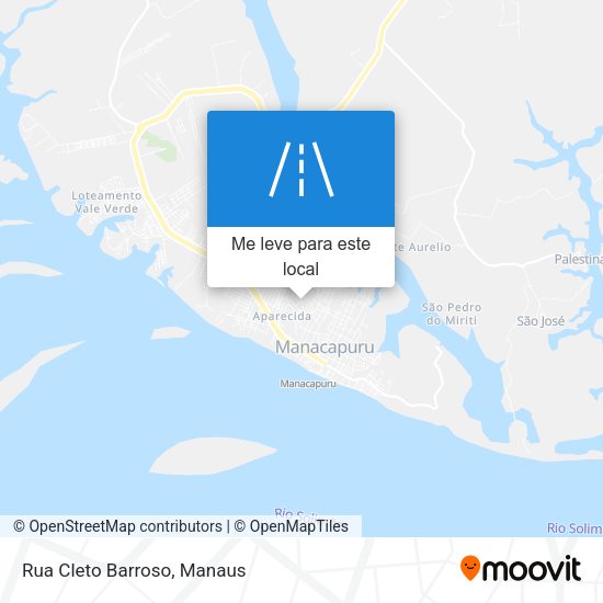 Rua Cleto Barroso mapa
