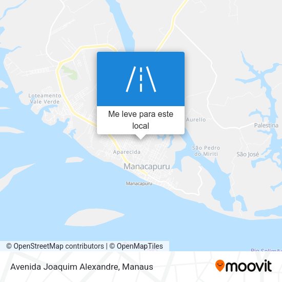 Avenida Joaquim Alexandre mapa
