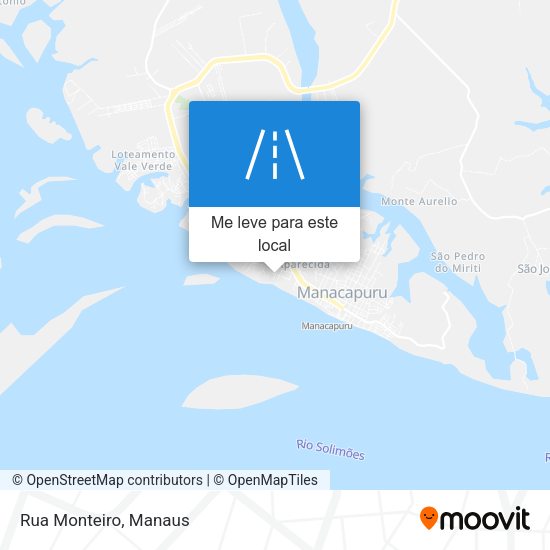 Rua Monteiro mapa