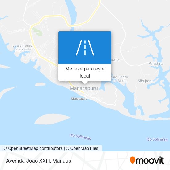 Avenida João XXIII mapa