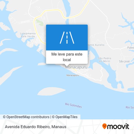 Avenida Eduardo Ribeiro mapa