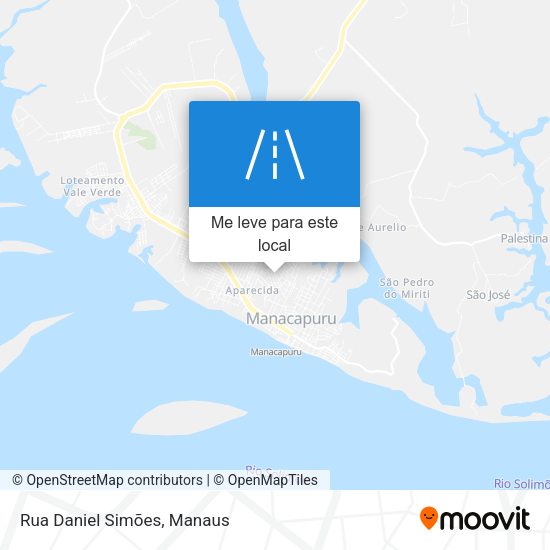 Rua Daniel Simões mapa