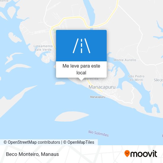 Beco Monteiro mapa