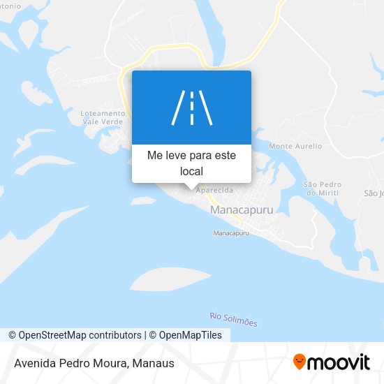 Avenida Pedro Moura mapa
