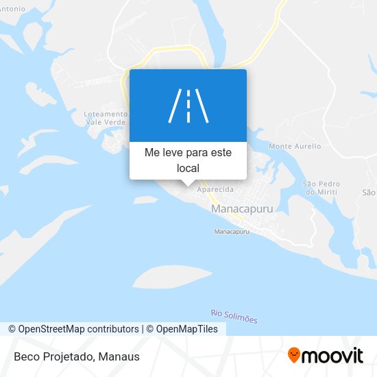 Beco Projetado mapa