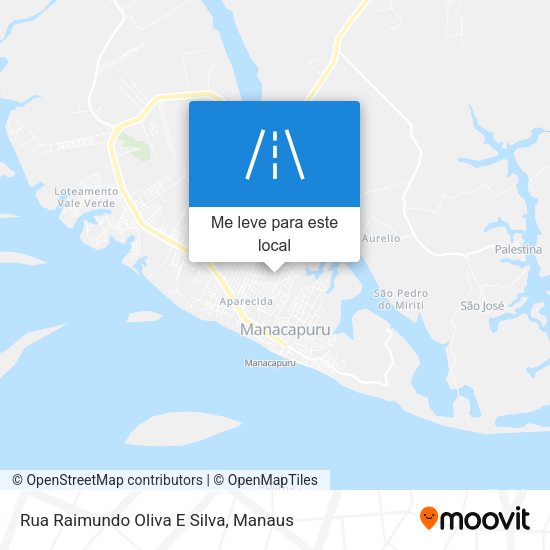 Rua Raimundo Oliva E Silva mapa