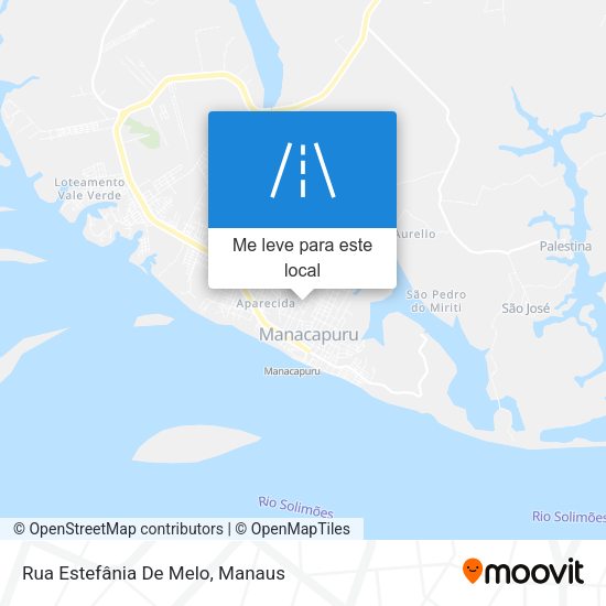 Rua Estefânia De Melo mapa