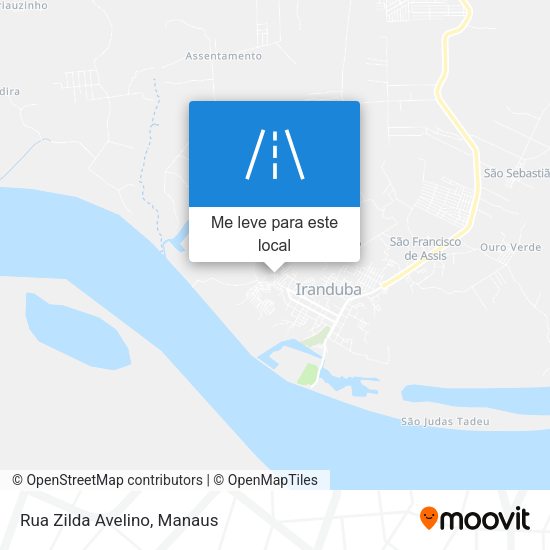 Rua Zilda Avelino mapa