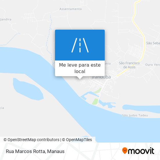 Rua Marcos Rotta mapa