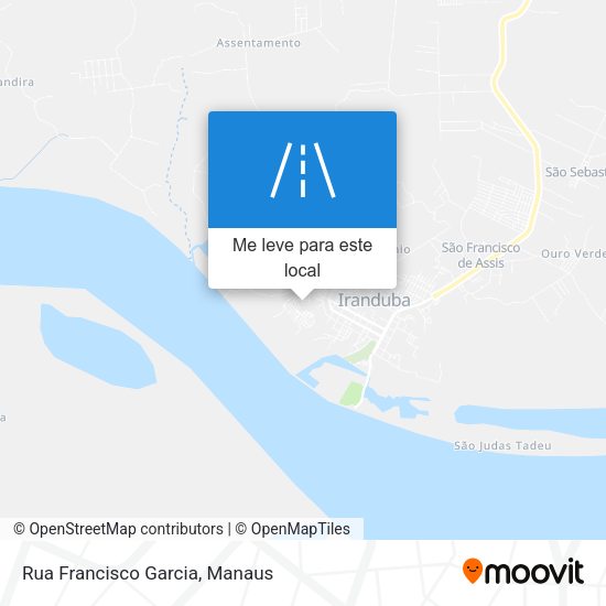 Rua Francisco Garcia mapa
