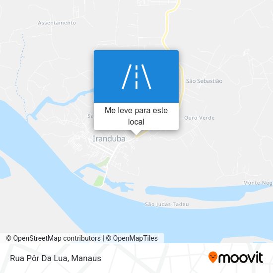 Rua Pôr Da Lua mapa