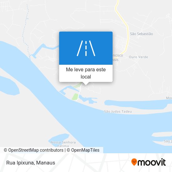 Rua Ipixuna mapa