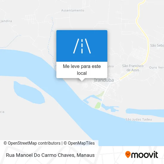 Rua Manoel Do Carmo Chaves mapa