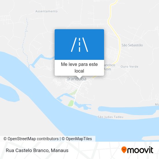 Rua Castelo Branco mapa