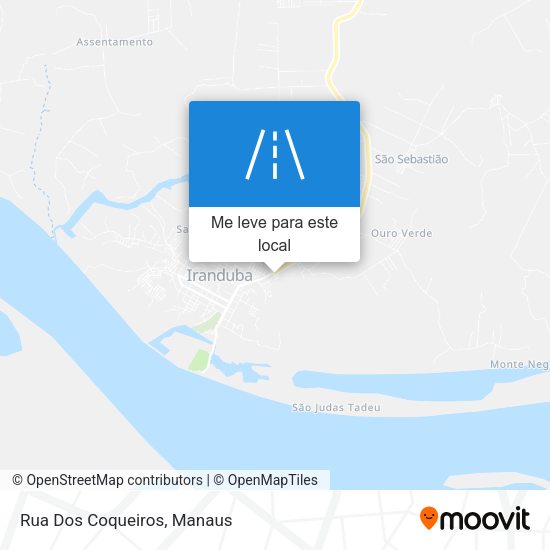 Rua Dos Coqueiros mapa