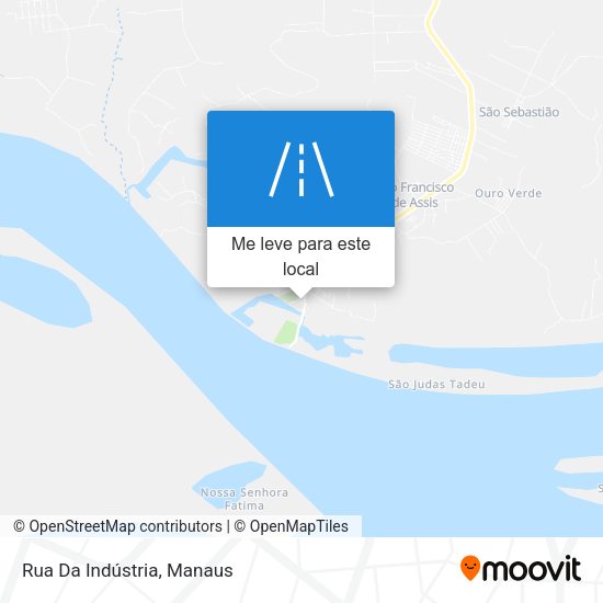 Rua Da Indústria mapa