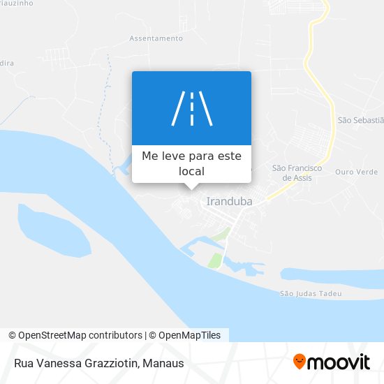 Rua Vanessa Grazziotin mapa