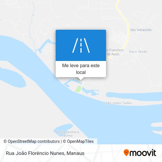 Rua João Florêncio Nunes mapa