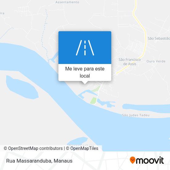 Rua Massaranduba mapa