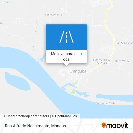 Rua Alfredo Nascimento mapa