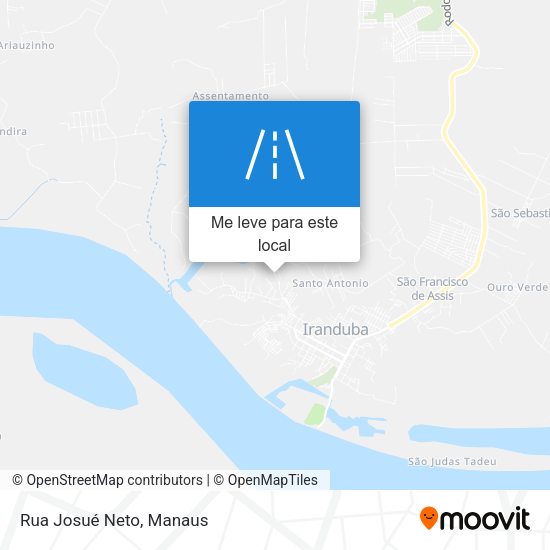 Rua Josué Neto mapa