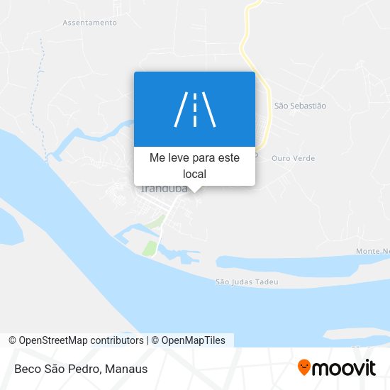 Beco São Pedro mapa