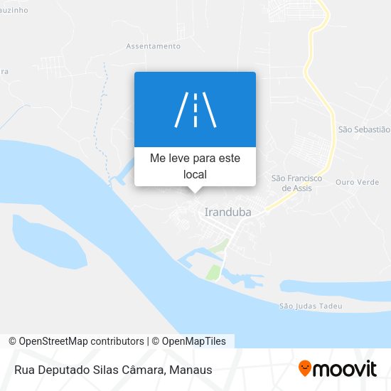 Rua Deputado Silas Câmara mapa