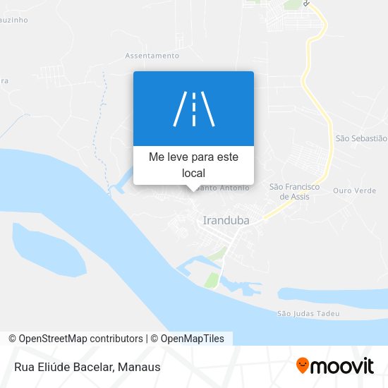Rua Eliúde Bacelar mapa