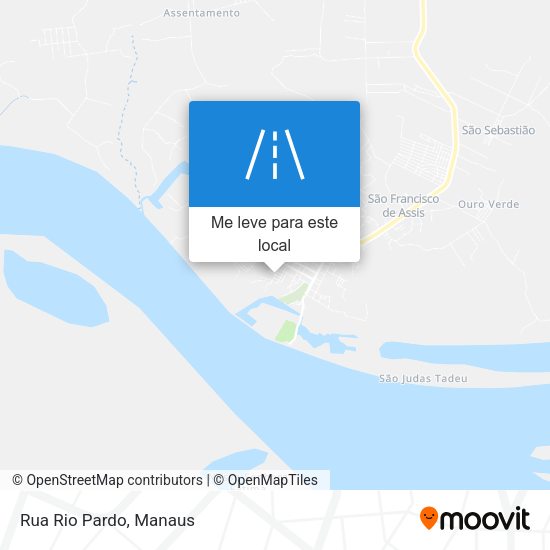 Rua Rio Pardo mapa